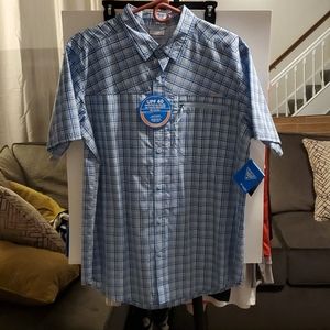 Columbia collar button up pfg
